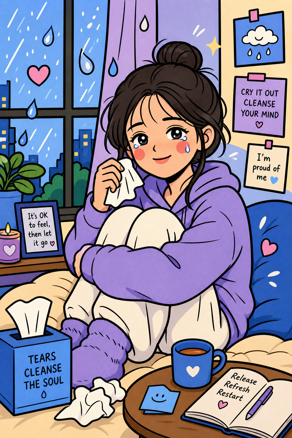 울어서 리셋하는 정화러 💧