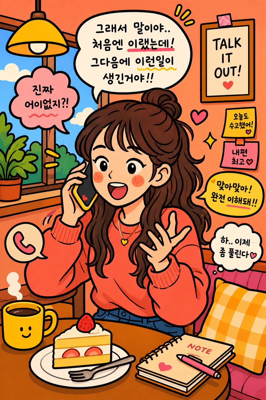 친구한테 다 푸는 하소연러 📢