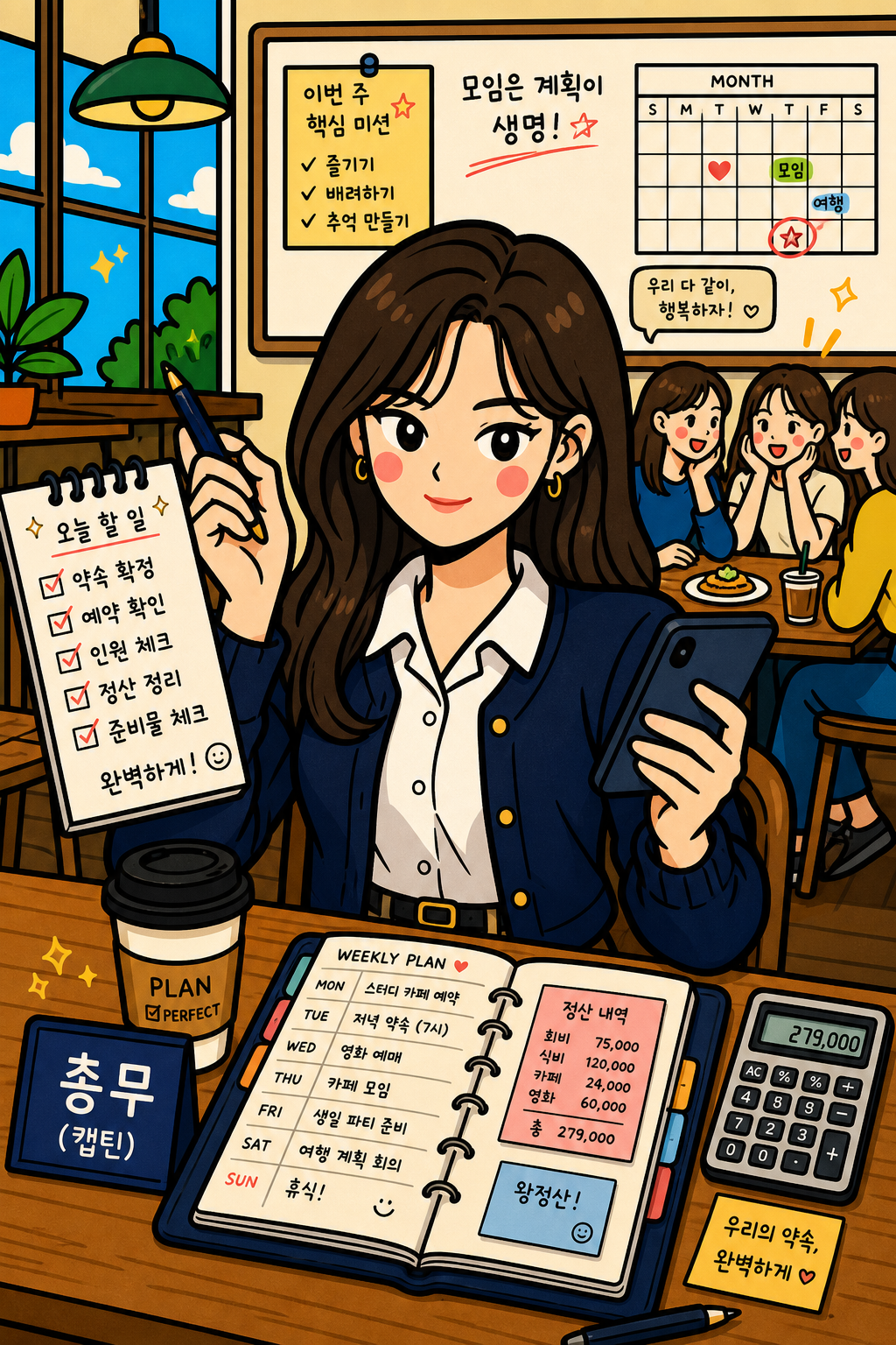 일정·총무 캡틴 📋