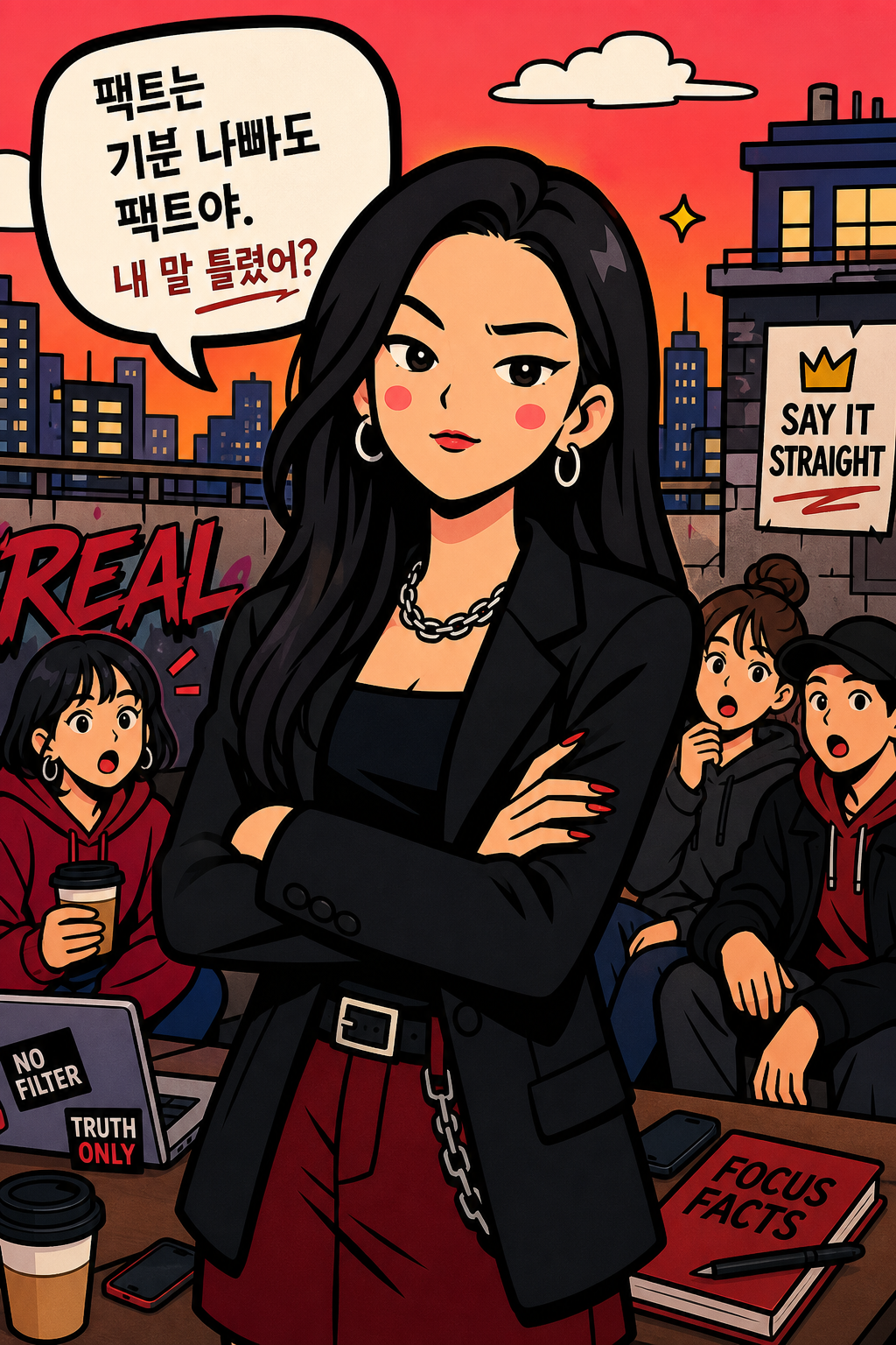 팩트 던지는 일침러 🎯