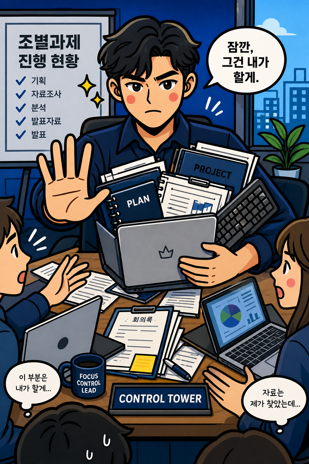 "내가 다 할게" 통제형 🎮