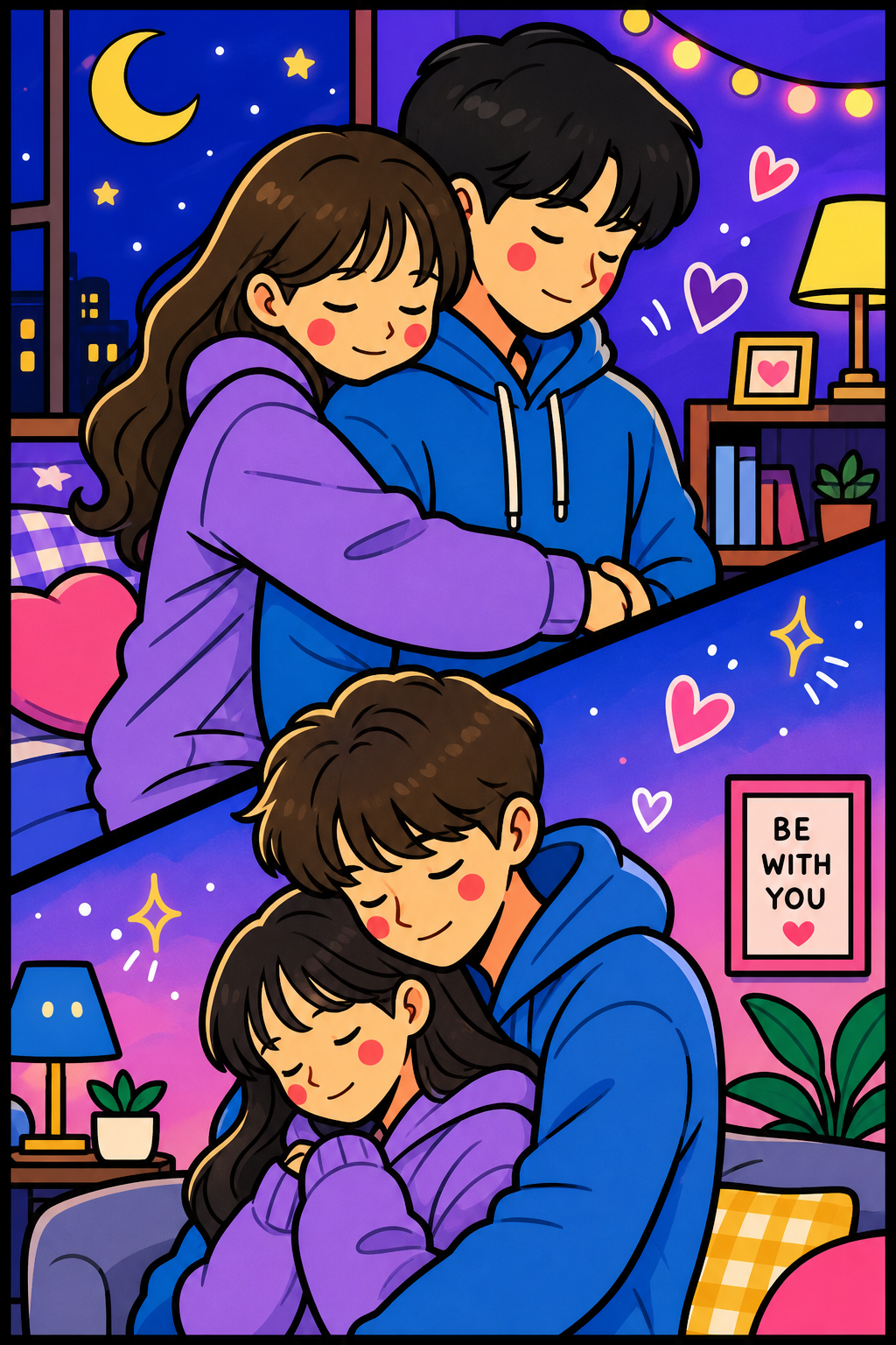 말없이 안기는 백허그 중독 🤗