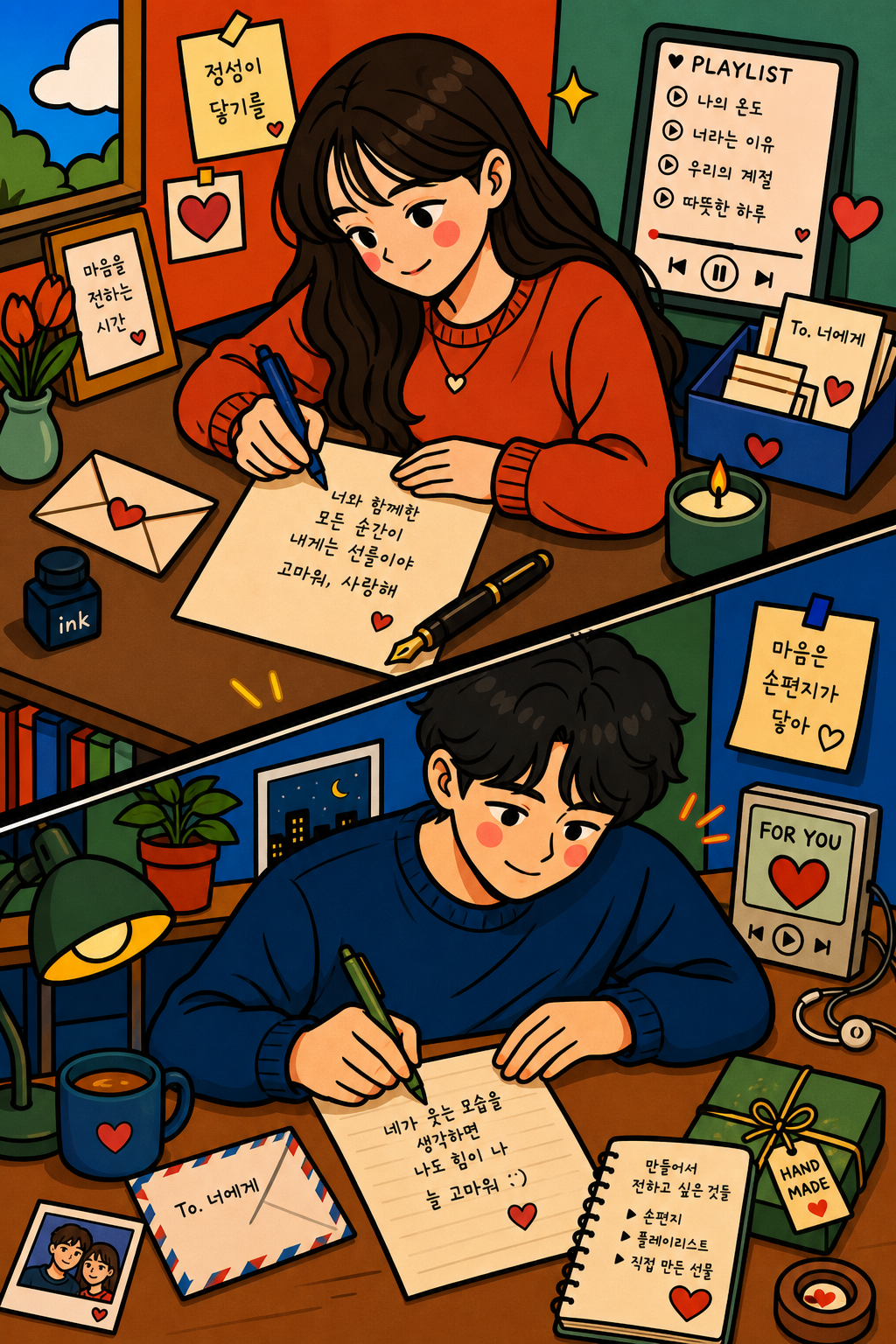 정성·손편지로 마음 전하는 진심파 ✍️