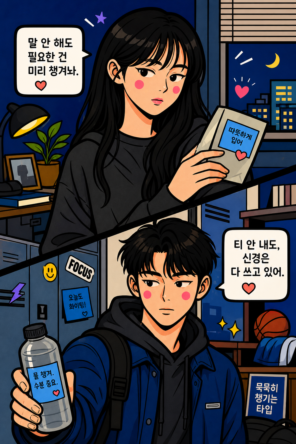 티 안 내고 다 챙기는 무심한 척 🤫