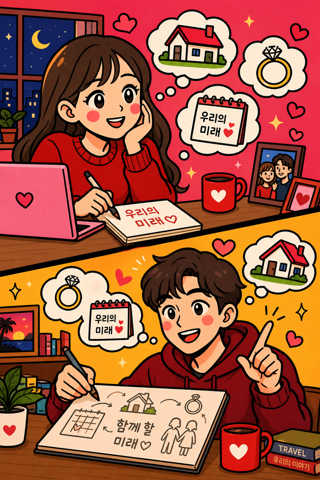 3개월차에 미래 얘기 갑분 미래설계 🍒