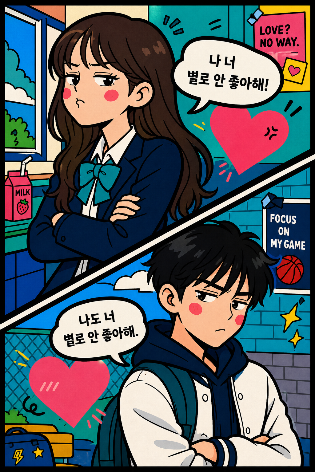 좋으면서 퉁명한 츤데레 😤
