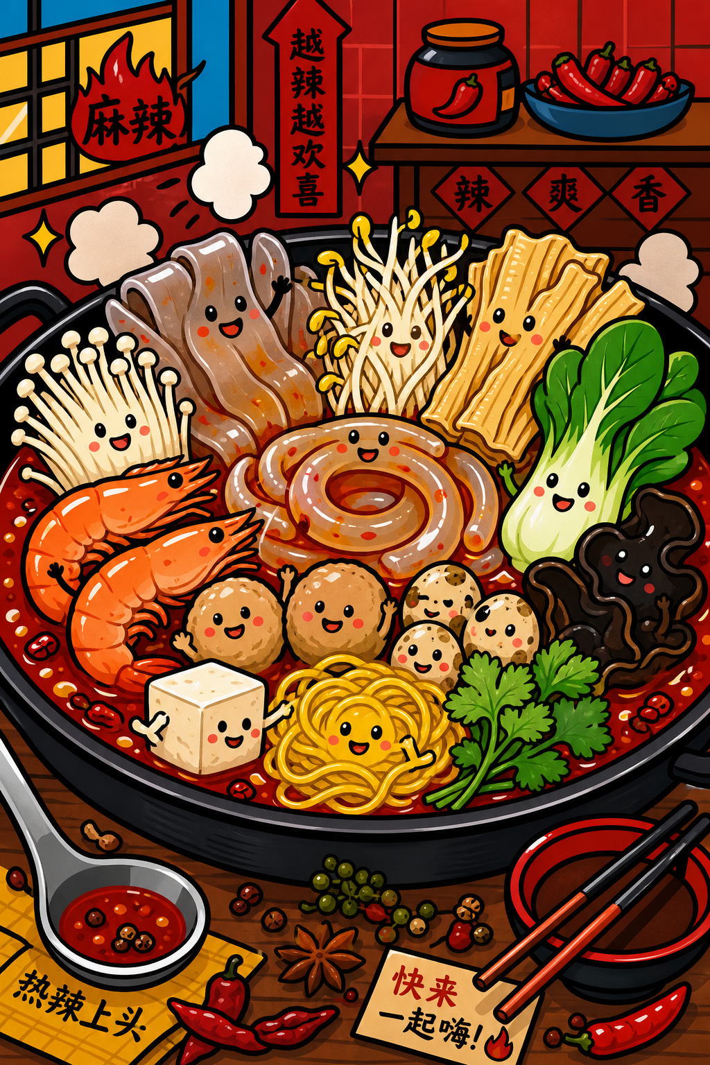 나랑 닮은 마라탕 토핑은? — 마라탕 토핑 13유형