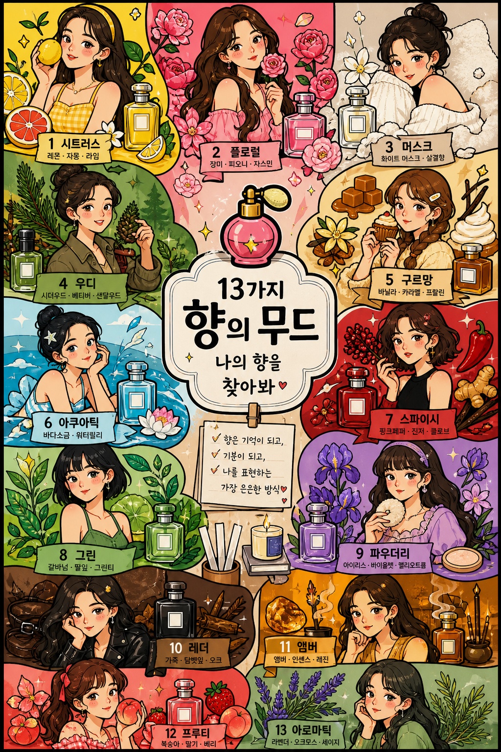 나를 향(香)으로 표현하면? — 시그니처 향 유형