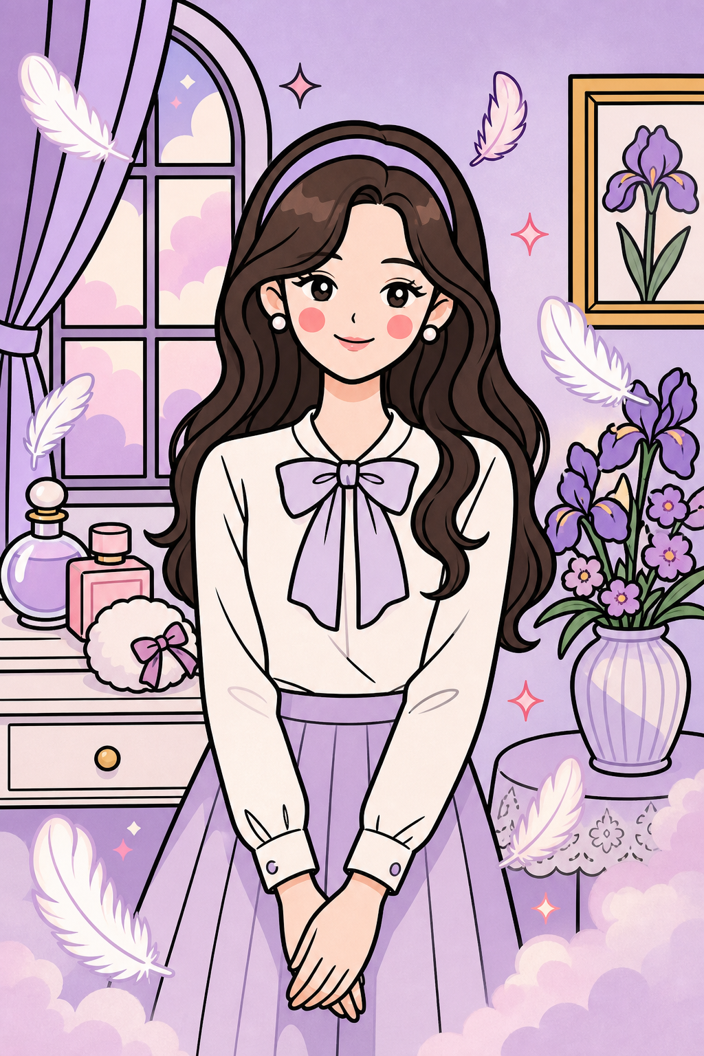 청순 단정 파우더리 🕊️