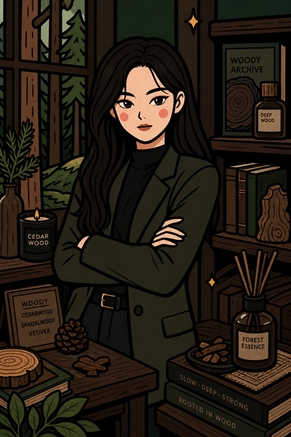 시크 차분 우디 🌲