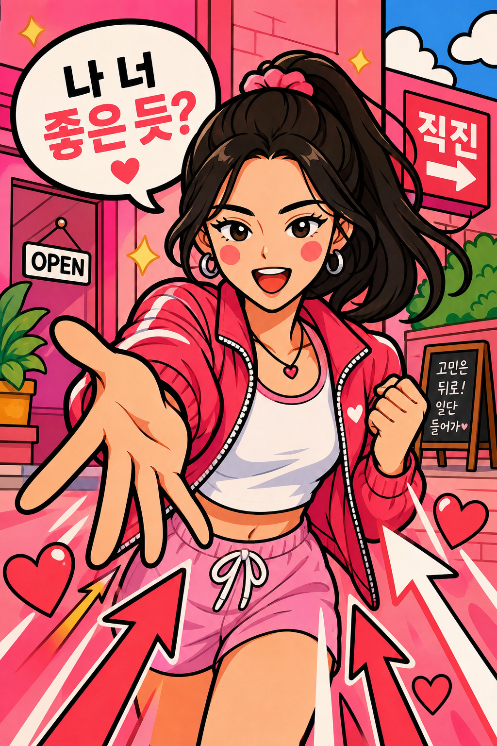 직진 고백 폭주녀 🏃‍♀️