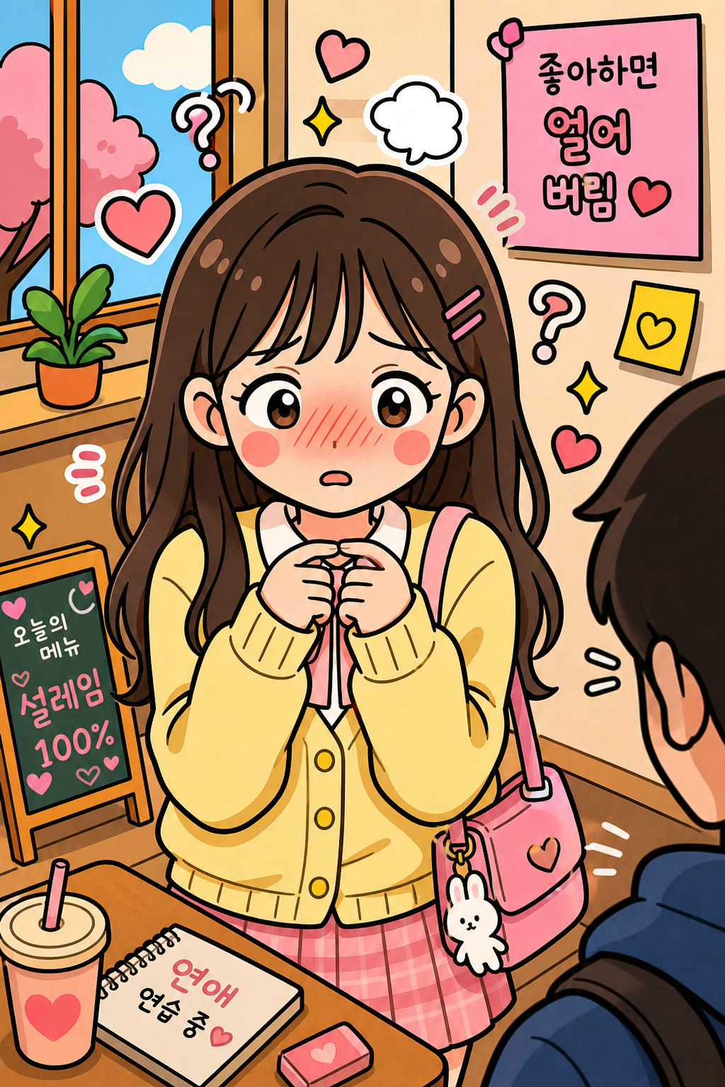 모태솔로 심쿵 정지녀 🐥