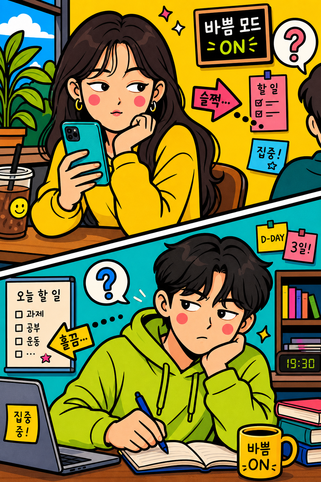 일부러 바쁜 척, 관심 끌기 장인 📵