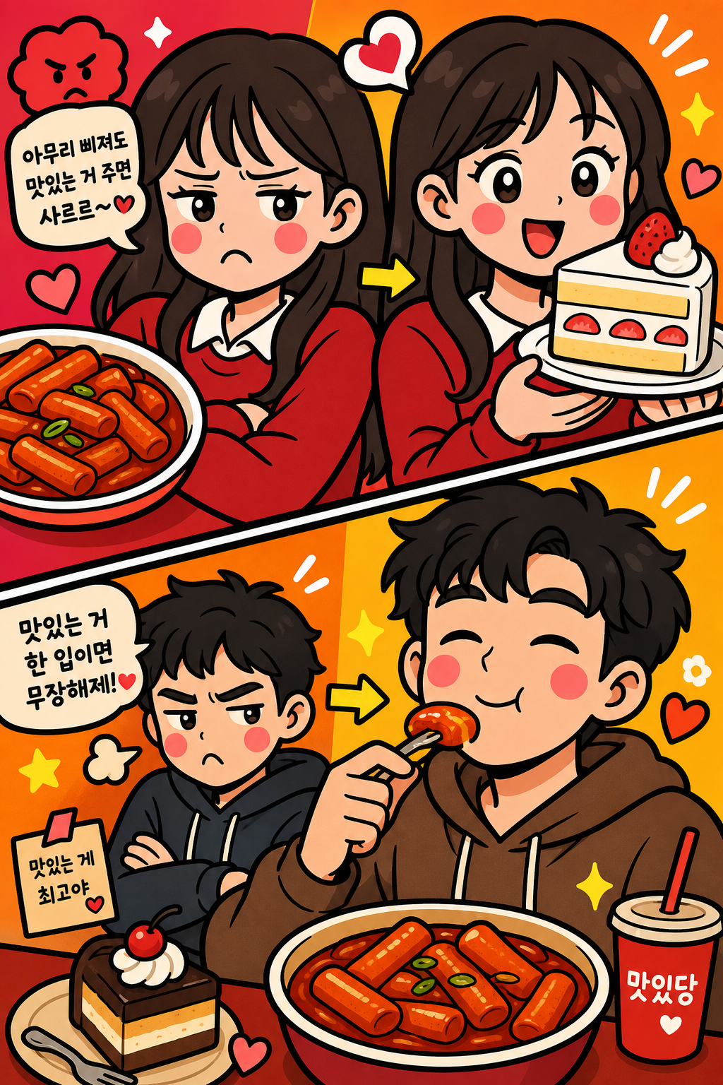 맛있는 거 사주면 풀리는 먹보형 🍡
