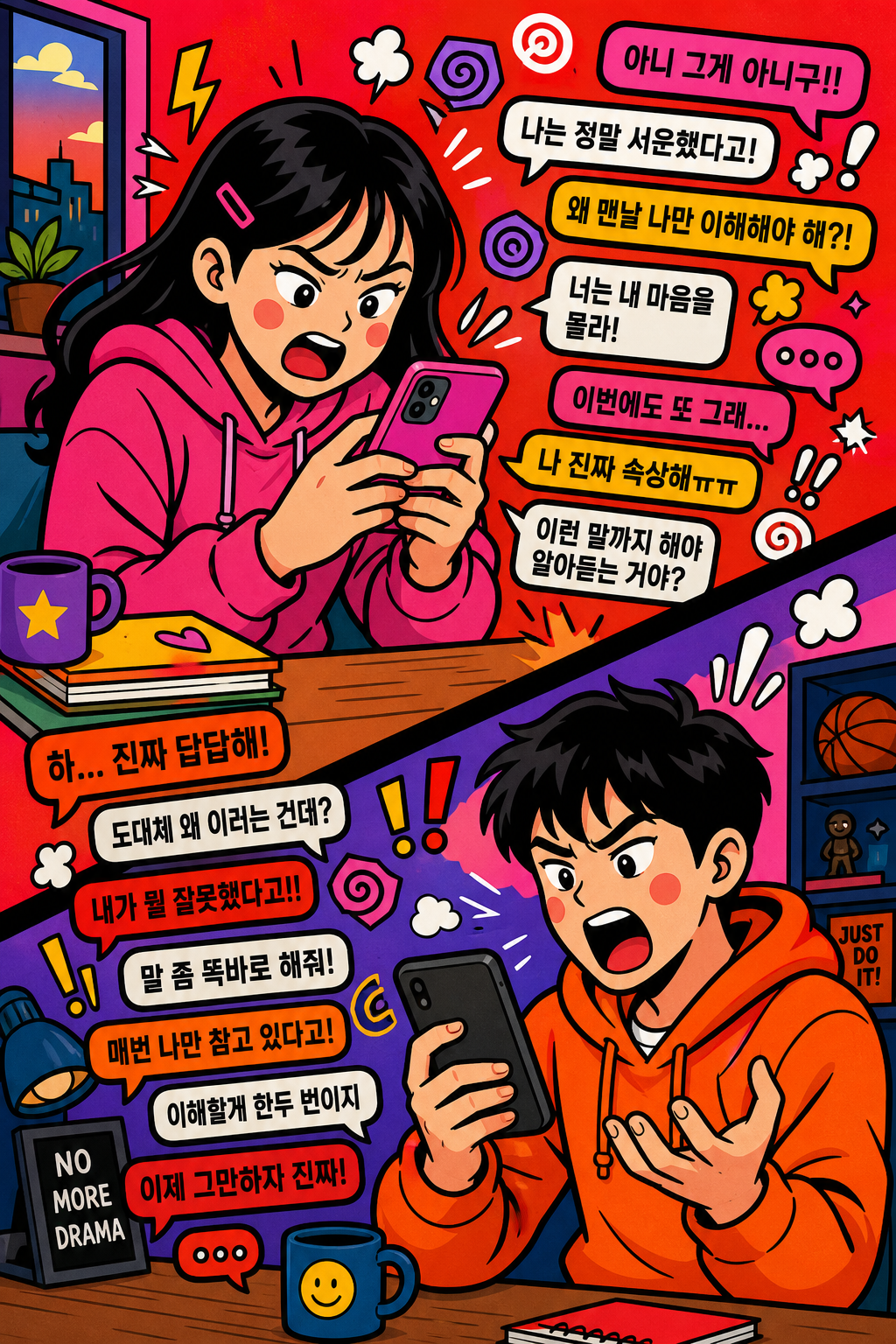 할 말 다 쏟아내는 폭풍 카톡러 🌀