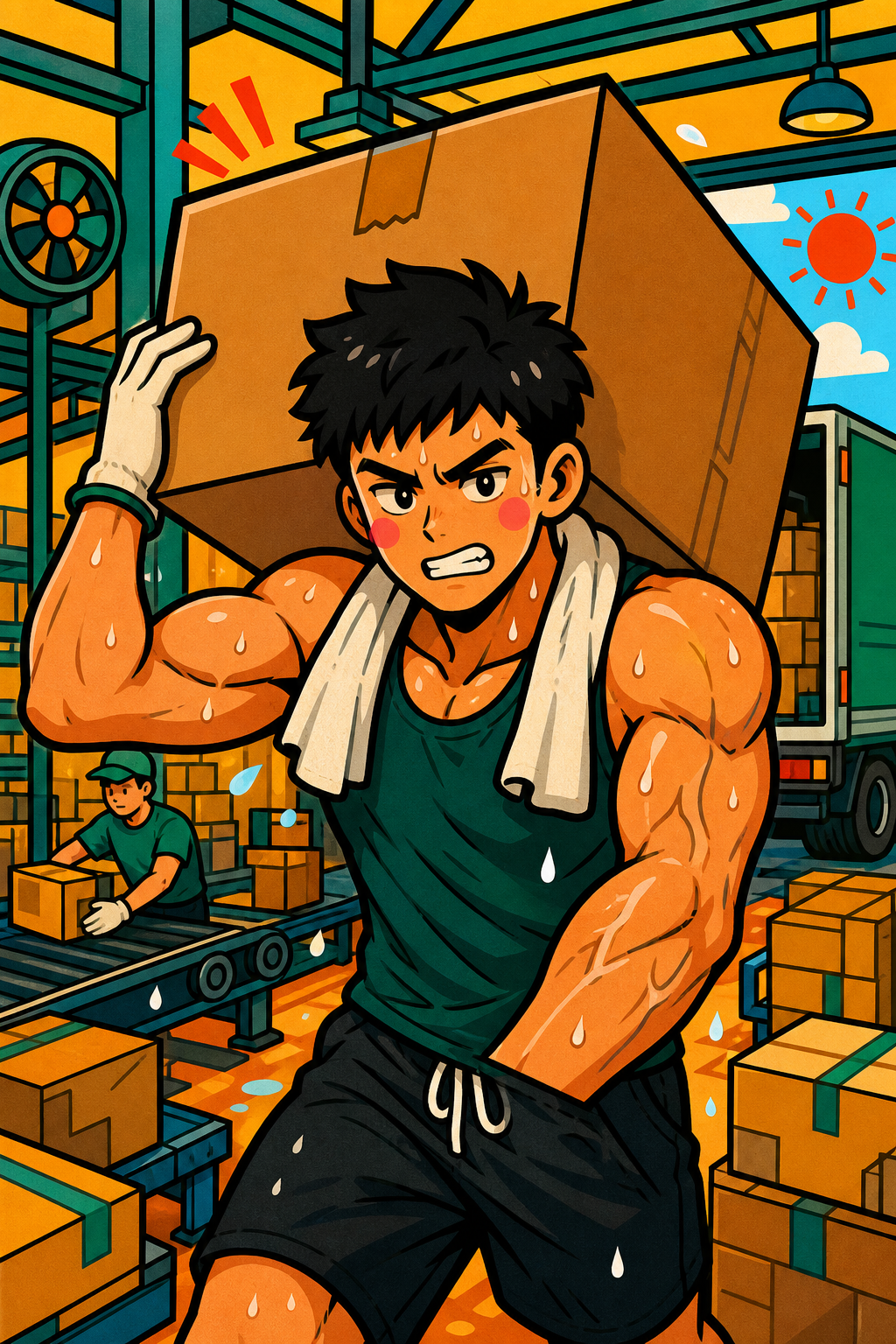 상하차 몸빵 헬창 🏋️