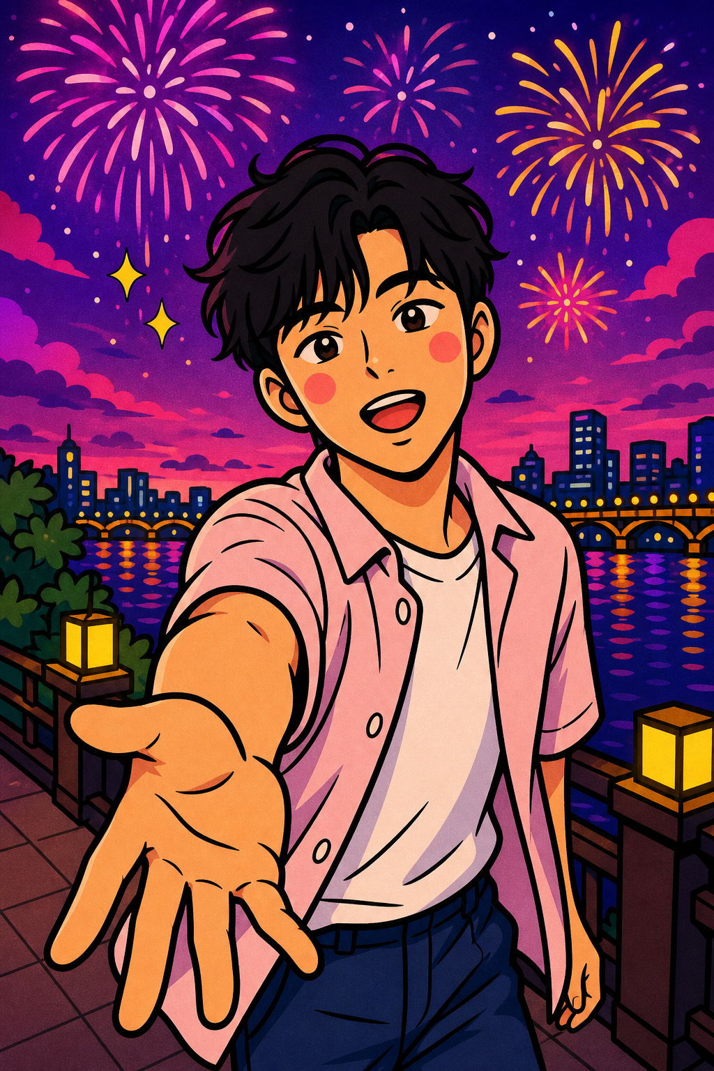 여름밤 텐션 직진 고백러 🎇