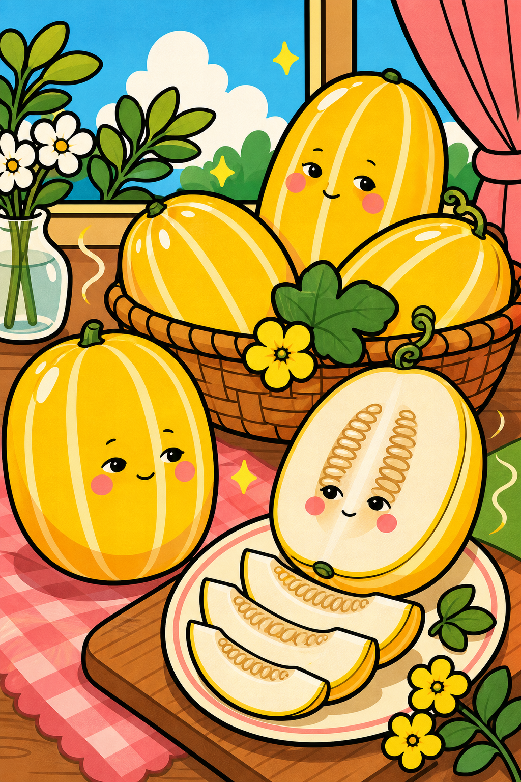 수수한데 은근 참외 🌼
