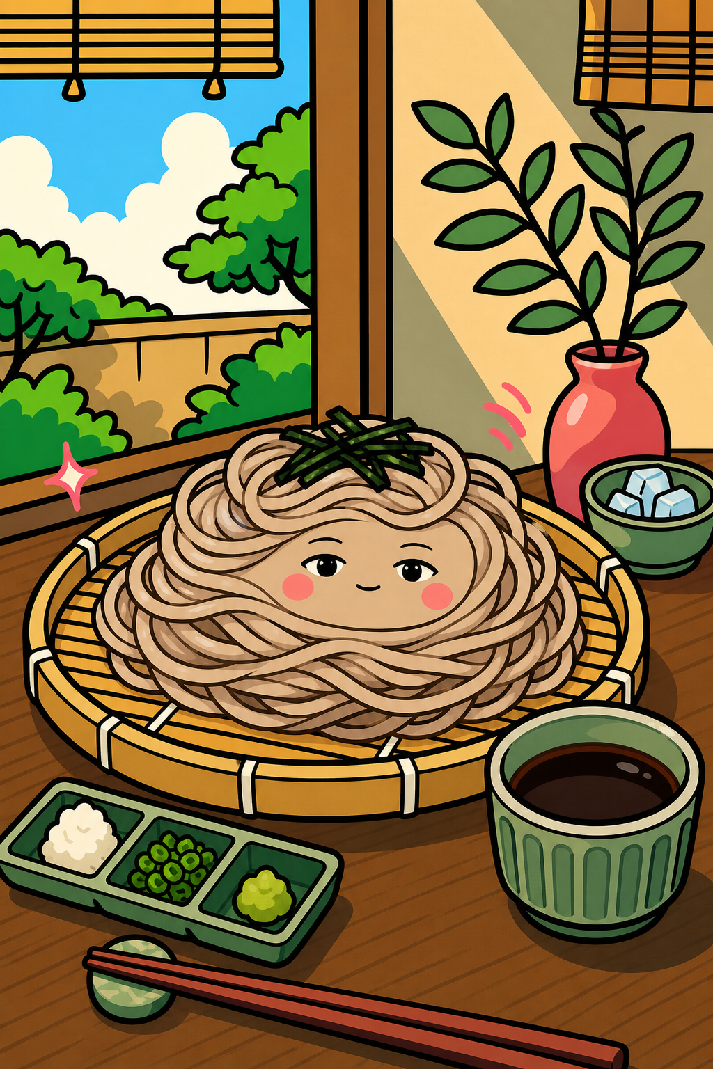 담백 무던 메밀소바 🥢