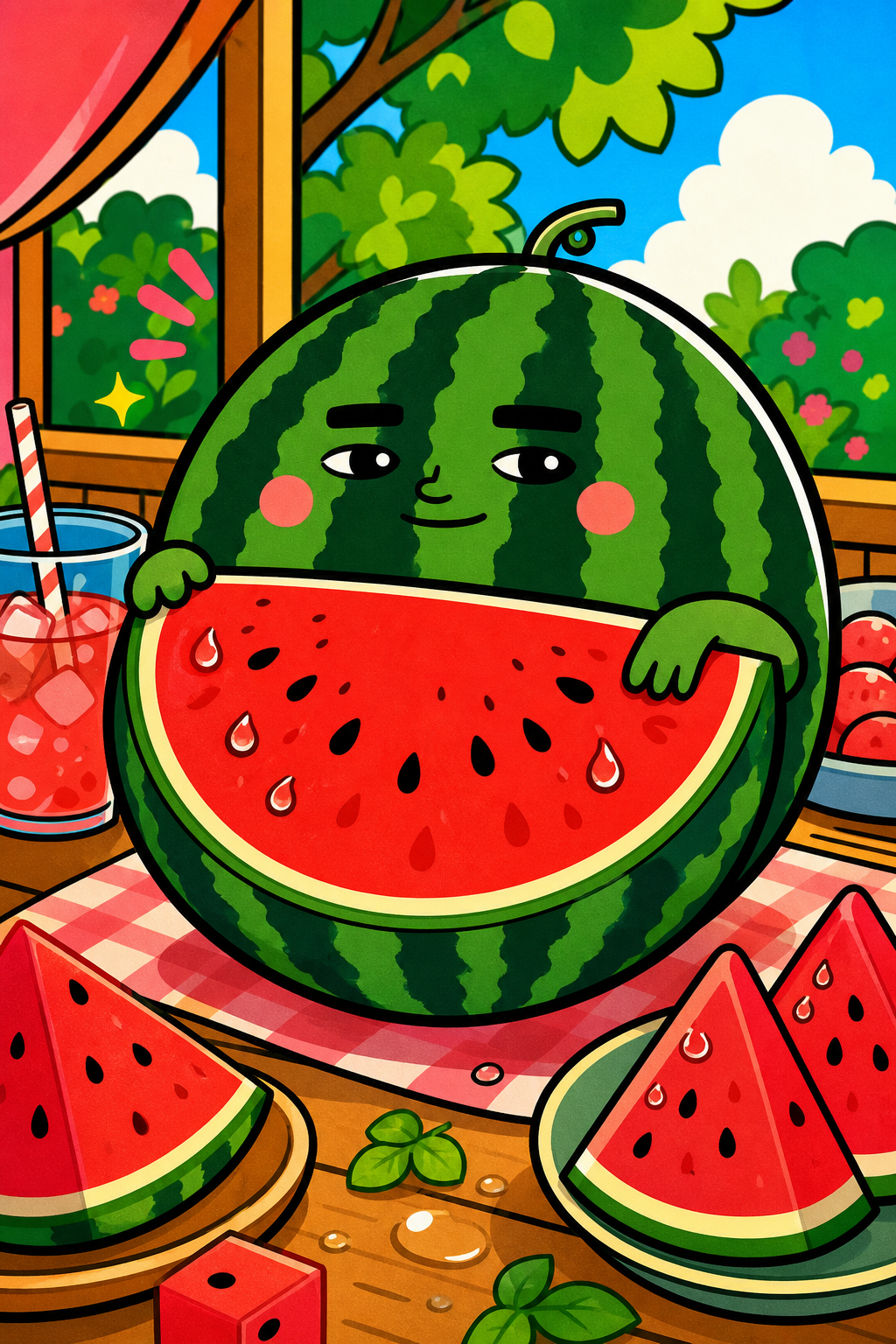 겉바속촉 수박 🍈