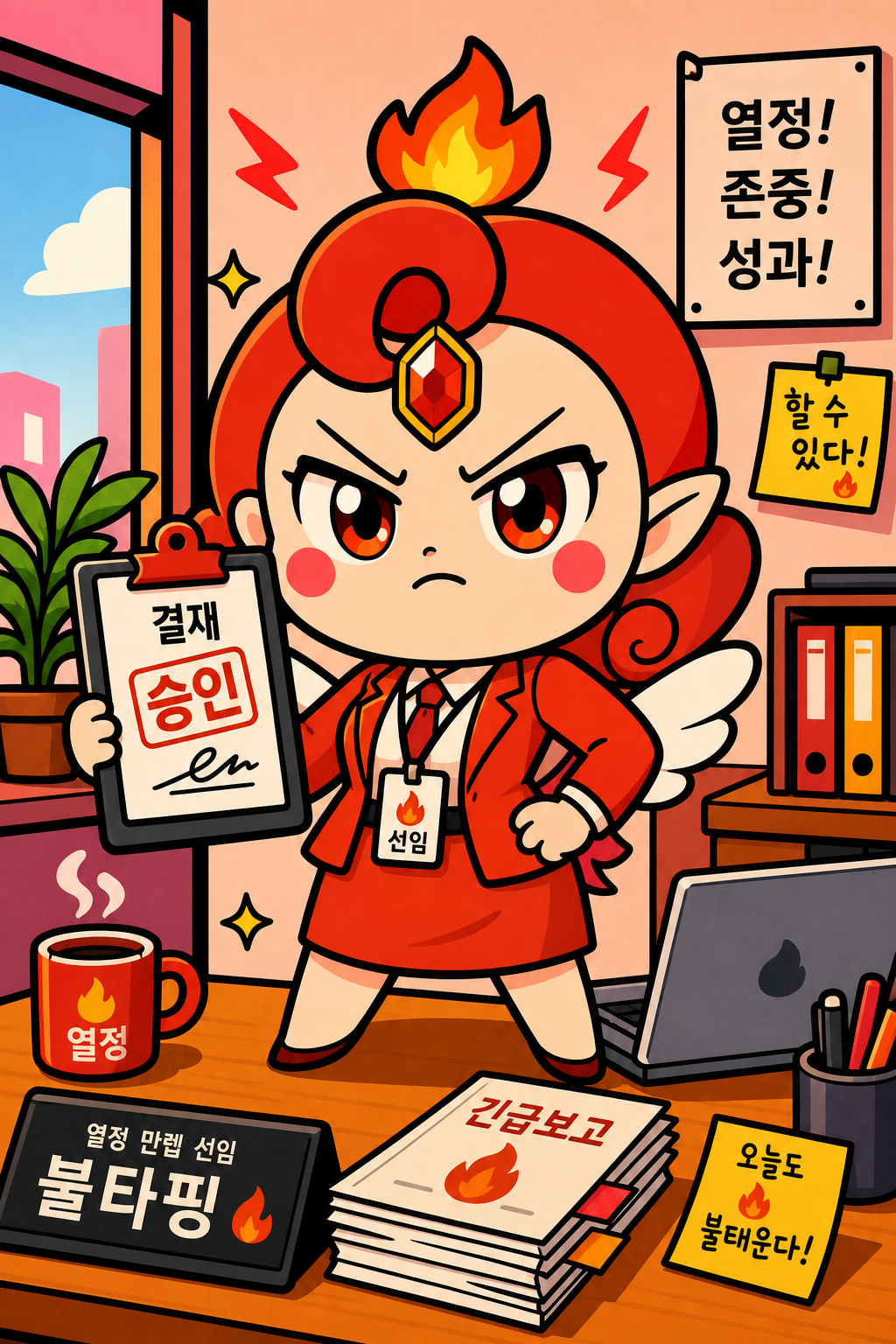 아자핑 — 욱하는 다혈질 선임