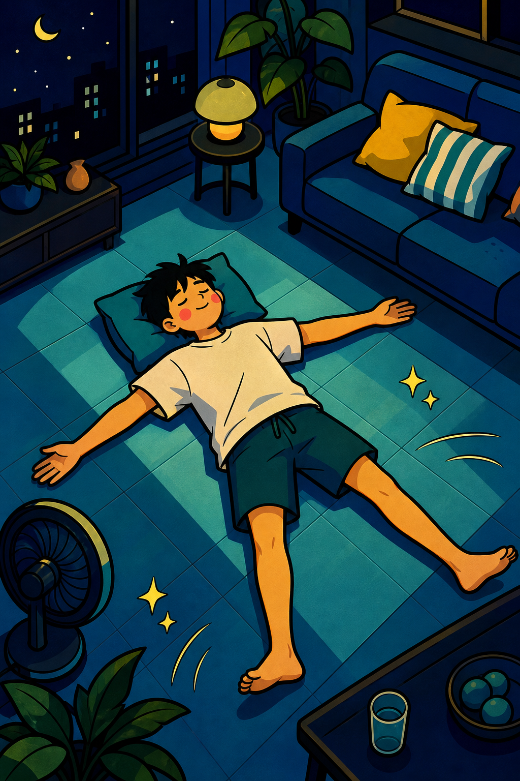거실 바닥 대자러 🛌