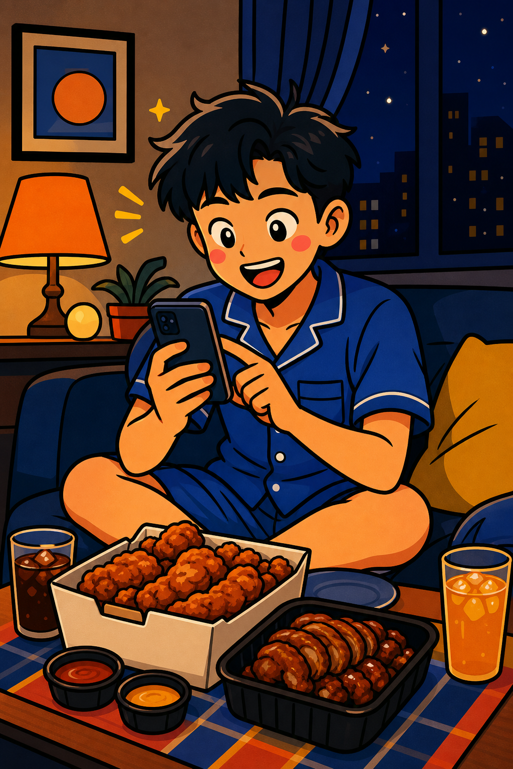 새벽 야식 배달러 🍗